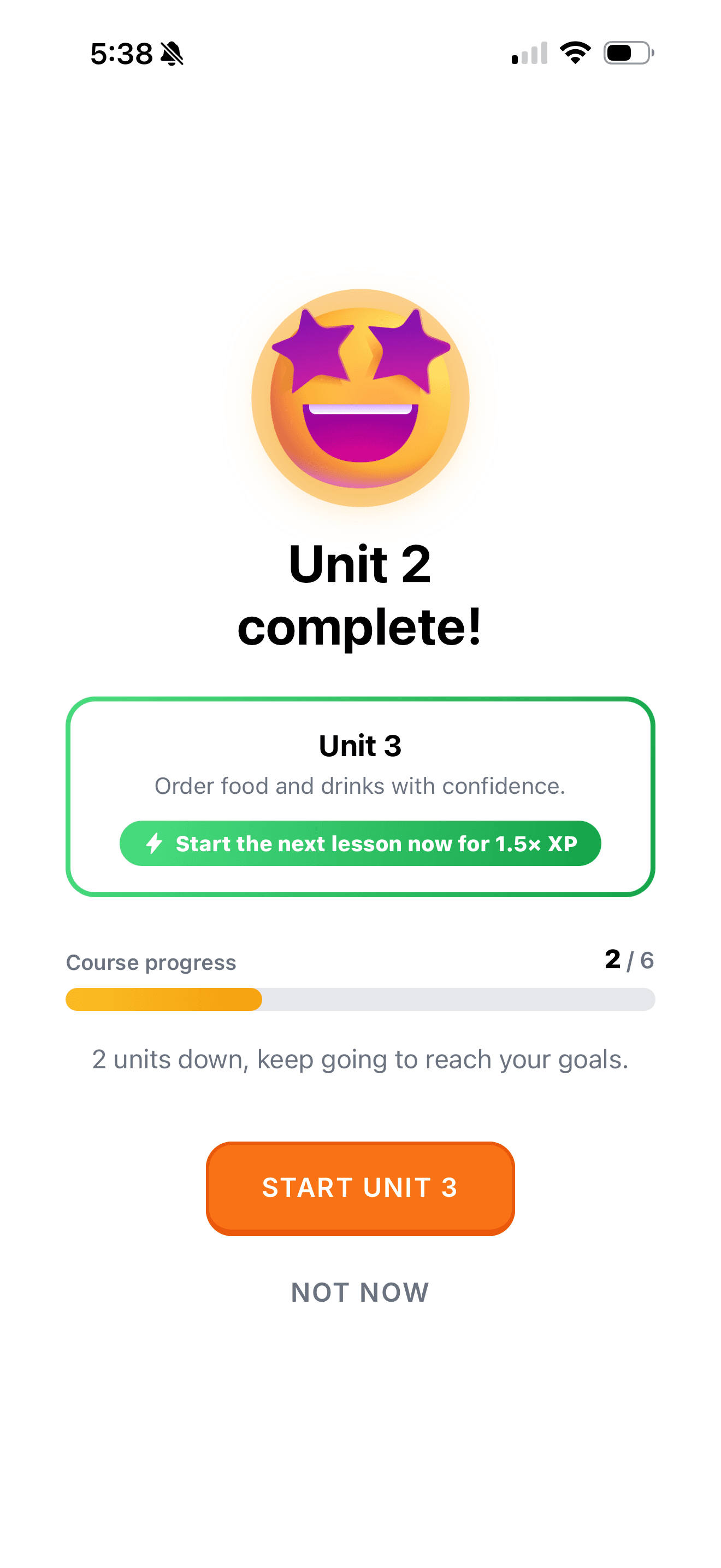 Momentum bonus XP