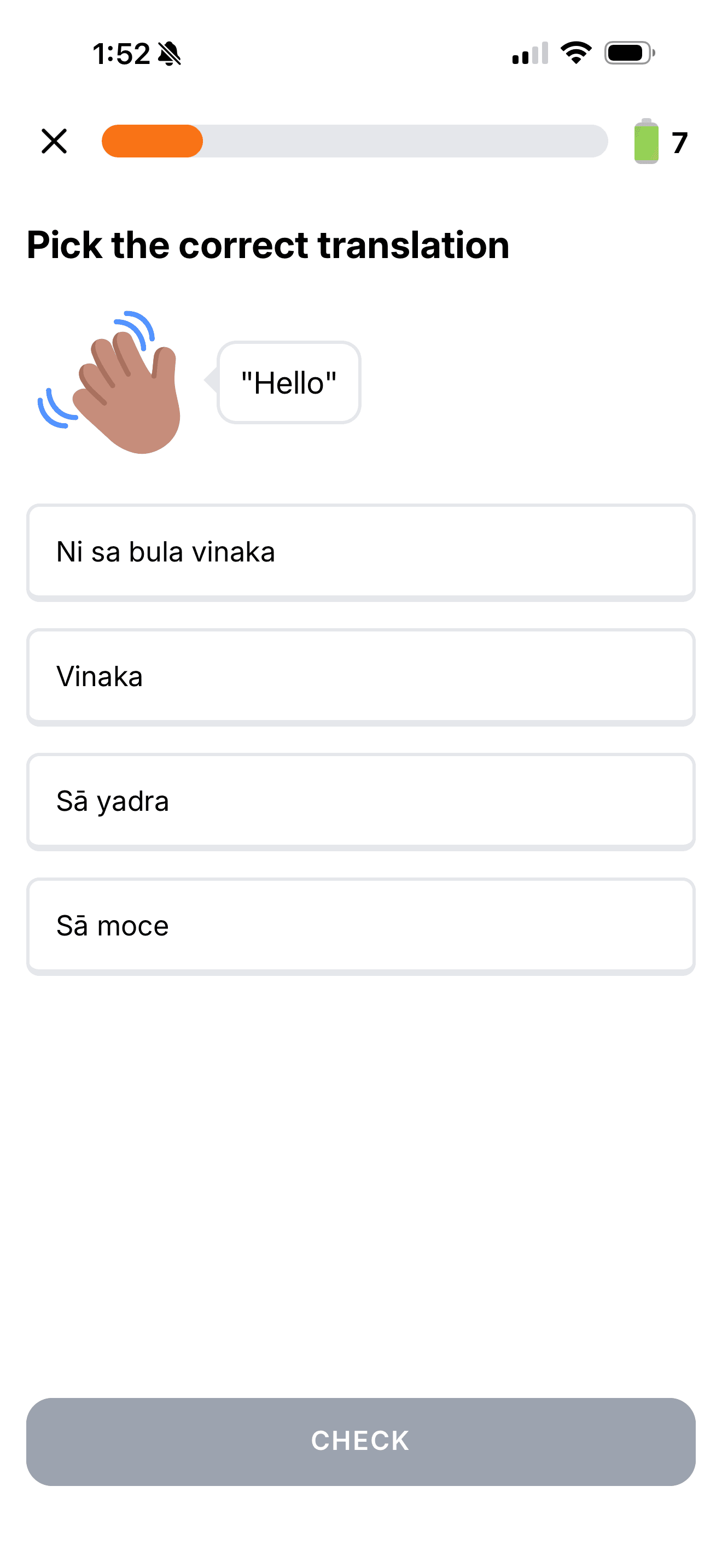 Fijian app screenshot