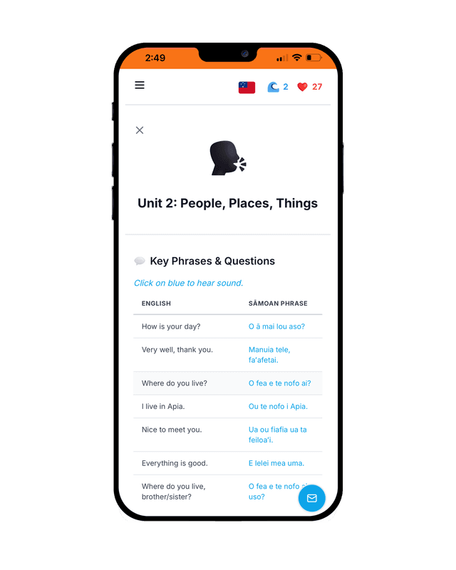Learn samoan online gagana s moa lessons asalei
